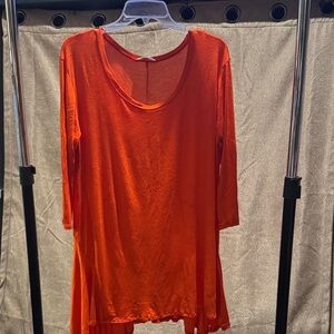 Vibrant Orange Women's Tunic